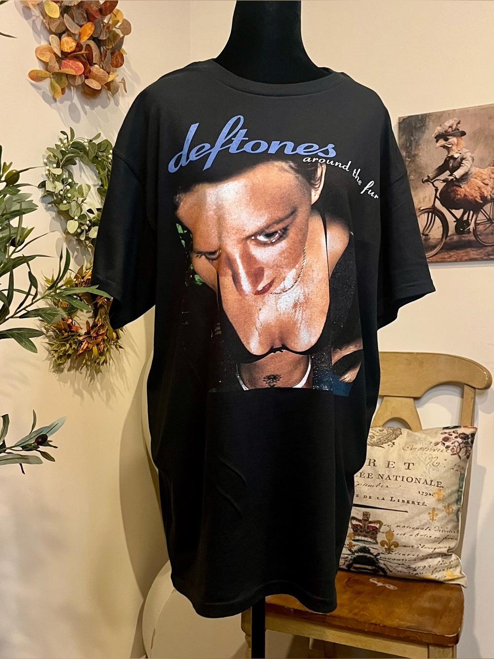 NWT Deftones Around the Fur Album Graphic Tee Black Size Large Unisex